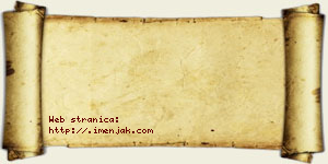 Anita Adamović vizit kartica